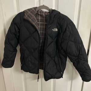 Girls North Face Reversible Winter Jacket
